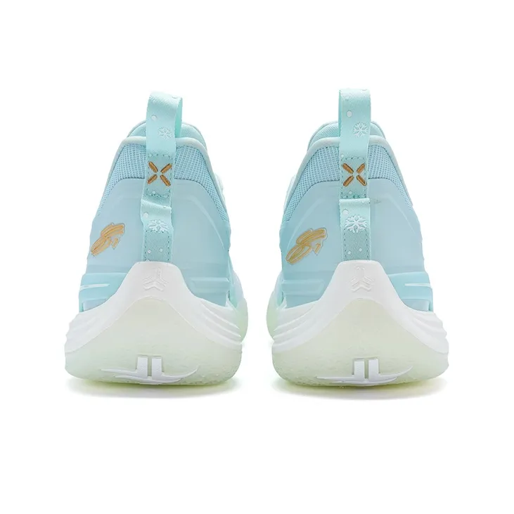 XTEP Jeremy Lin Three Generations Basketball Shoes Men Low Top Foam Blue 2/New White-3
