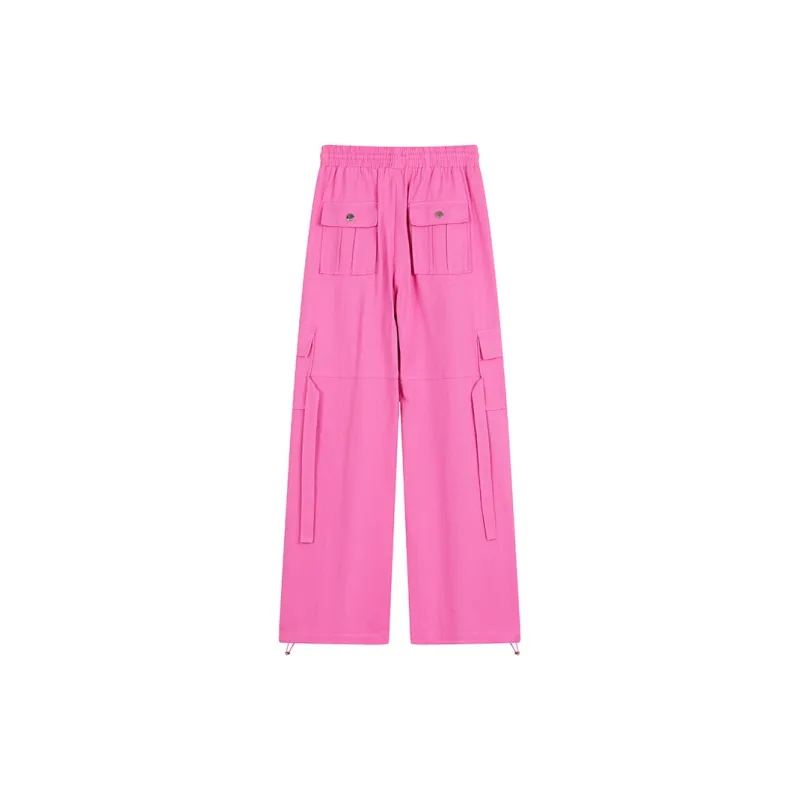 MYMIX Casual Pants Women's Pink-1