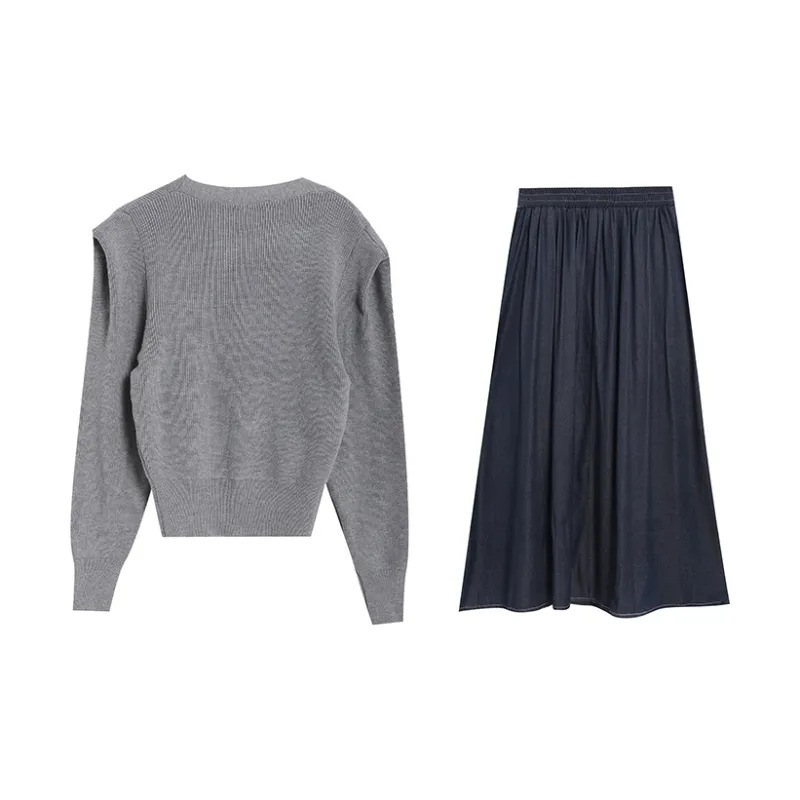 BRASS SCOUT Two Piece Skirt Sets Women's-1