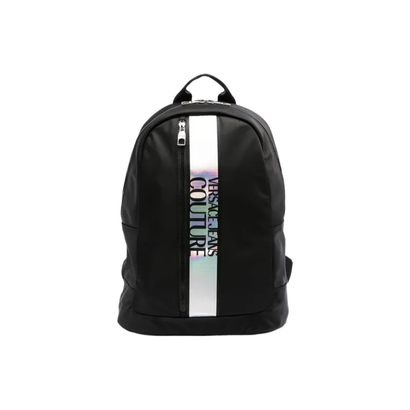 VERSACE JEANS COUTURE Polyamide Backpack Regular Men's Black-0