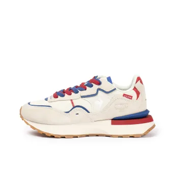 Le Coq Sportif LCS LYON Casual Shoes Unisex Low Top White/Blue/Red