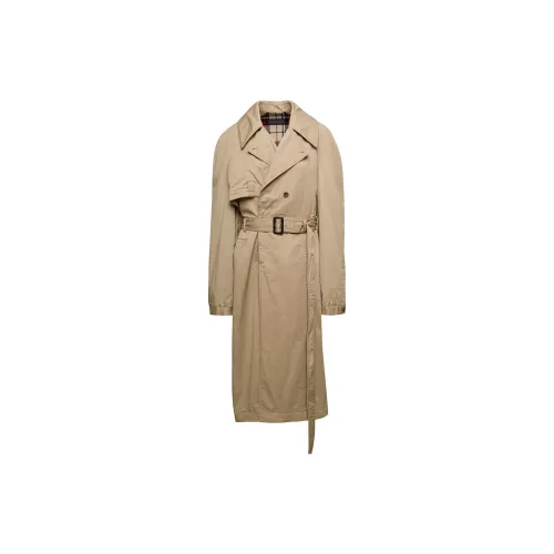 Balenciaga Trench Coats Women's Beige