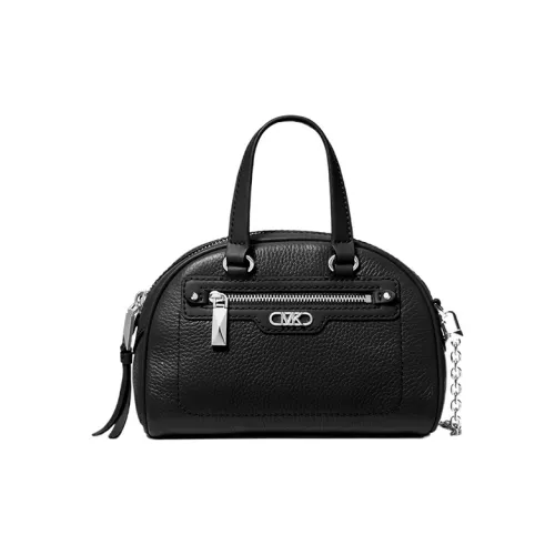 MICHAEL KORS Cow Leather Bowling Bag, Handbag, Shoulder Bag, Crossbody Bag Extra Small Women's Black