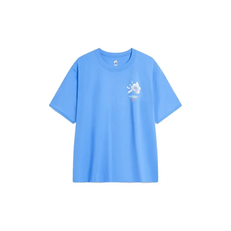 LiNing Badfive T Shirt Unisex Bay Blue-1