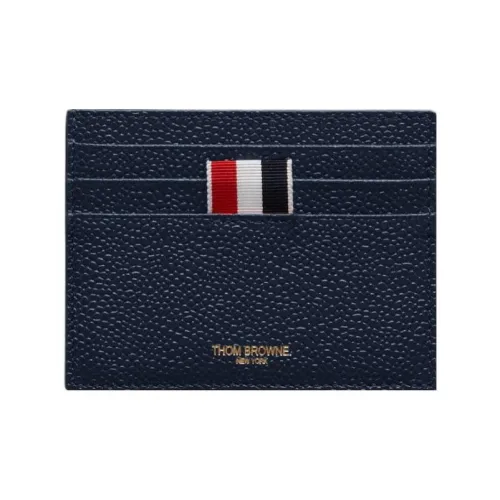 THOM BROWNE· Calfskin Card Holder Regular Men's Dark Blue