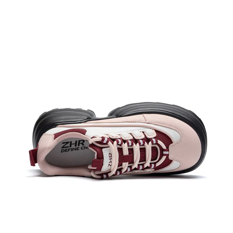 ZHR Lightweight And Breathable Low-Top Chunky Sneakers 6.5cm Women's-3