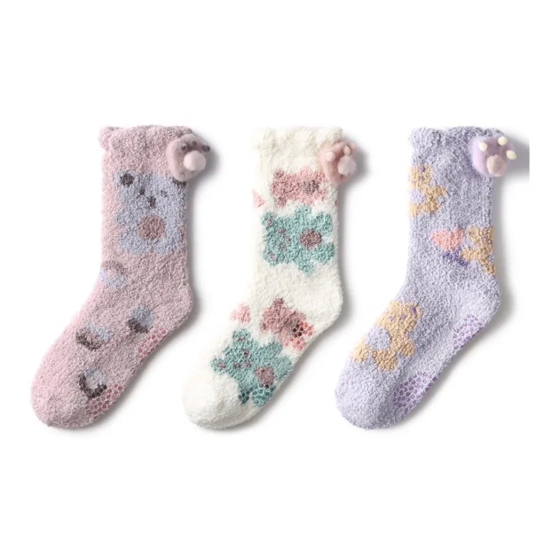 Primeet Mid Calf Socks Women's 3 Pack-3
