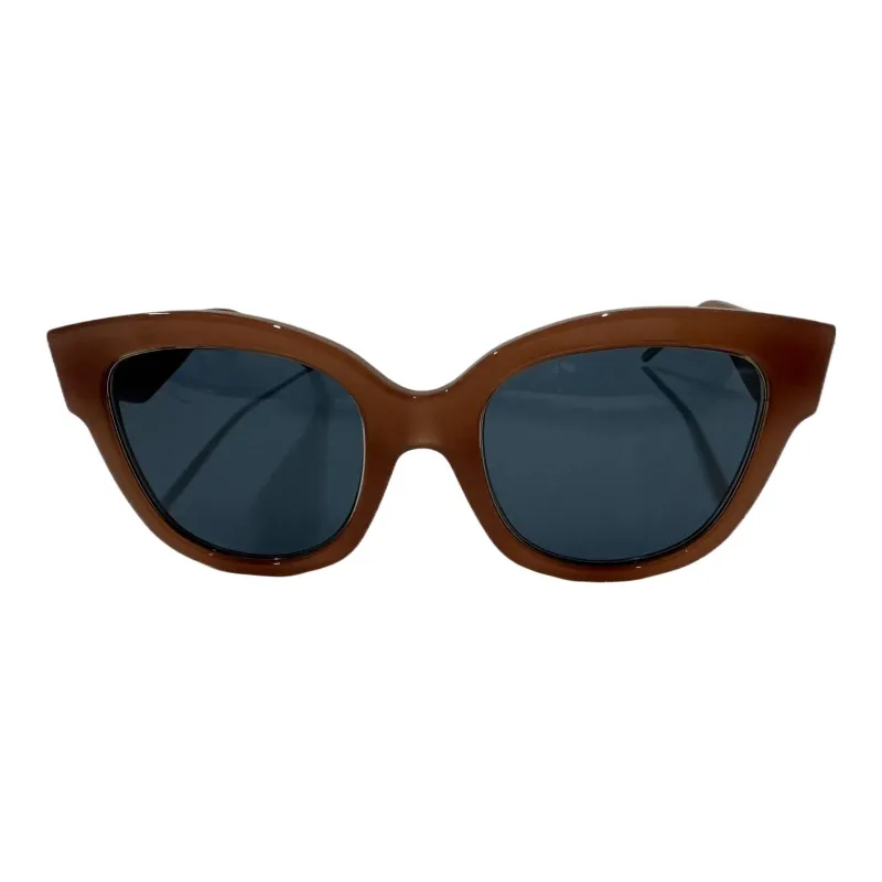 DIOR Acetate Irregular Shape Sunglasses Unisex Red-0