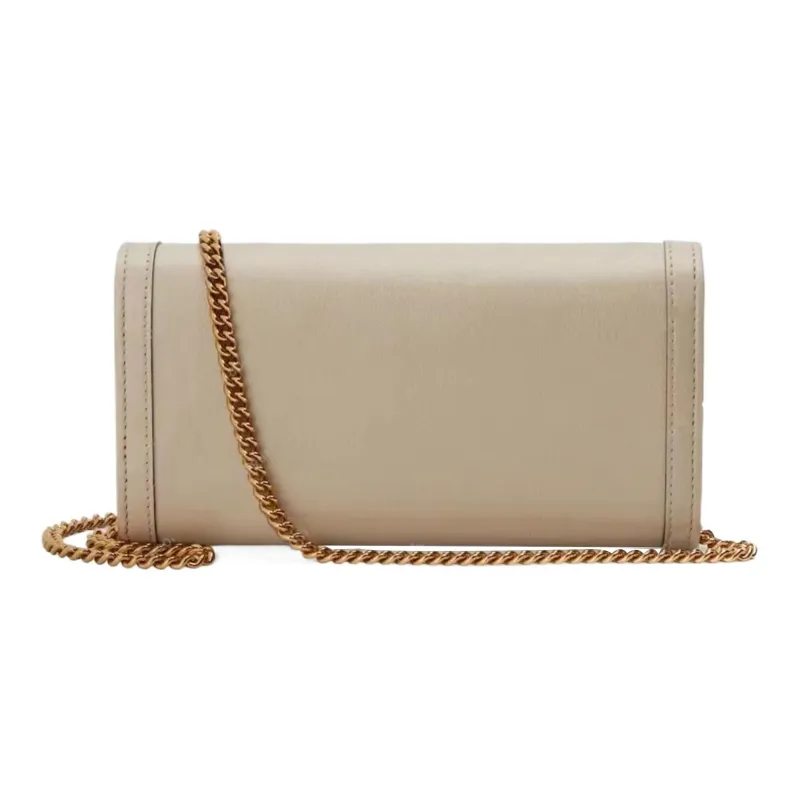 GUCCI WocDiana Bamboo Leather Shoulder Bag Crossbody Bag Wallet Mini Women's Elephant Gray-1