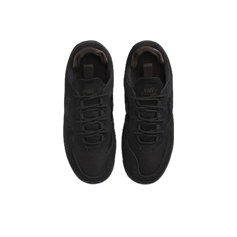 Nike Air Force 1 Wild Low Black Velvet Brown Women's-3