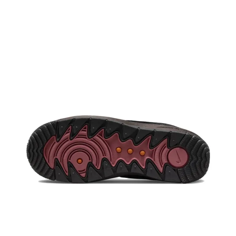 Nike Air Force 1 Wild Low Black Velvet Brown Women's-5