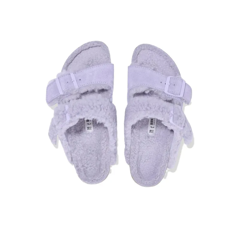 Birkenstock Teddy Split Buckled Slides-3