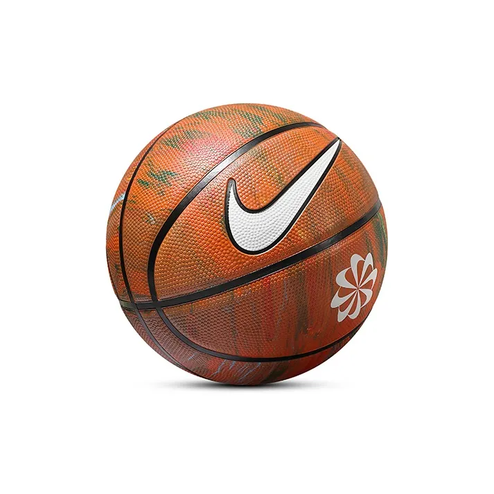 Nike Rubber Basketball Brown Graffiti Size 7 Training Unisex-2