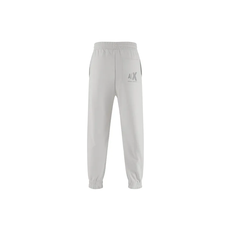 ARMANI EXCHANGEAE SS23 Knitted Sweatpants Men's Light Gray-1
