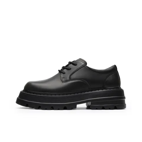 TRUMPPIPE Men's Casual Shoes Men Low-Top Black