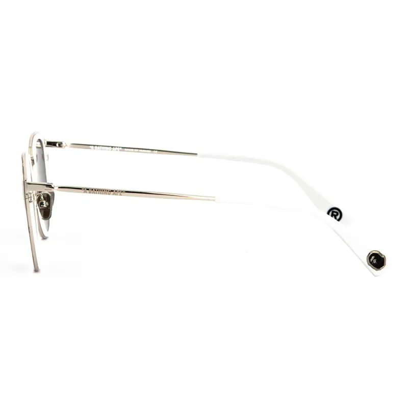 A BATHING APE Stainless Steel Oval Sunglasses Unisex-2