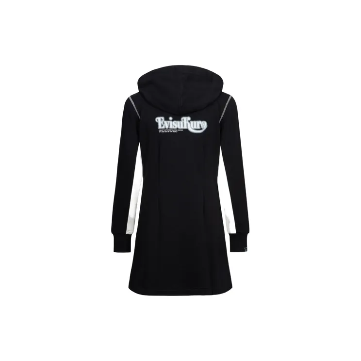EVISU Long Sleeved Dresses Women's Black-1