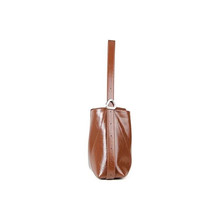 YOCAMU Genuine Leather Tote Bag Shopping Bag Shoulder Bag Crossbody Bag Large Size Unisex Multicolor-13