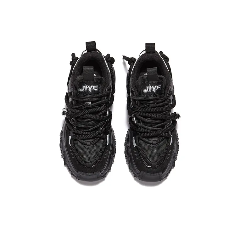 JIYE Height Increasing Wear-Resistant Breathable Low-Top Chunky Sneakers Unisex-9