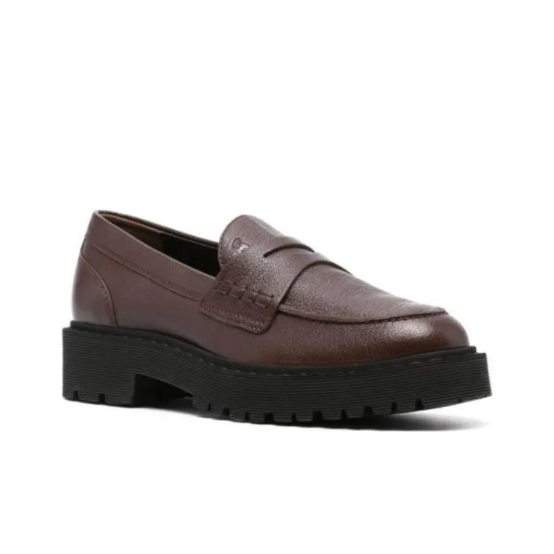 HOGAN Round-Toe Slip-On Loafers Women's-2