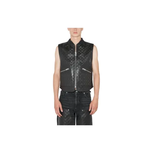 Misbhv Monogram-embossed Leather Vest