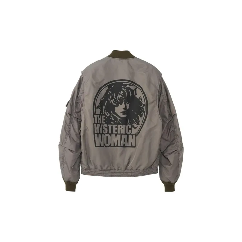 HYSTERIC GLAMOUR Jackets Men Gray-1