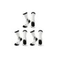 3 Black White