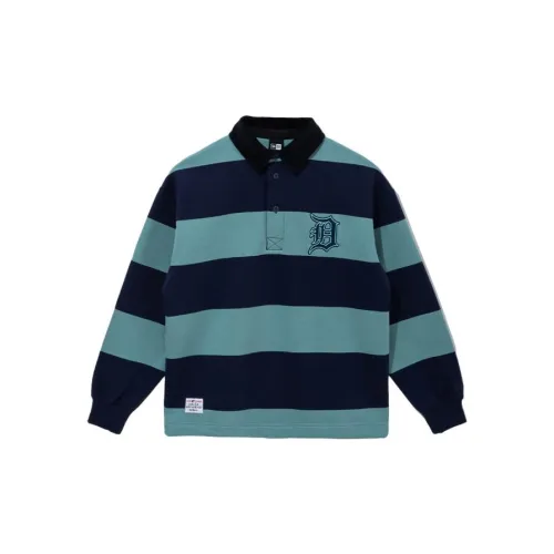 New Era Polo Shirts Men Mineral Blue