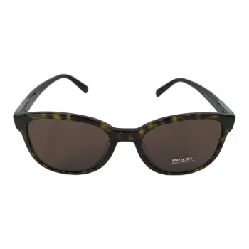 PRADA Acetate Square Sunglasses Unisex Tortoiseshell