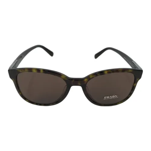 PRADA Acetate Square Sunglasses Unisex Tortoiseshell