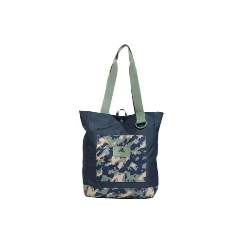 Adidas Recycled Polyester Tote Bag Shopping Bag Handbag Regular Women's Dark Blue
