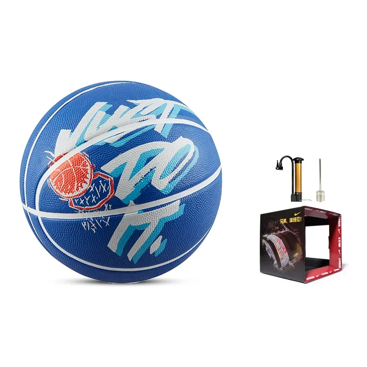 Nike Rubber Basketball Blue Size 5 Training Unisex-8