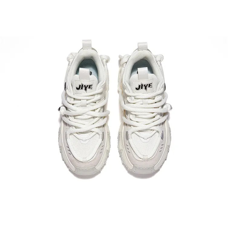 JIYE Height Increasing Wear-Resistant Breathable Low-Top Chunky Sneakers Unisex-3