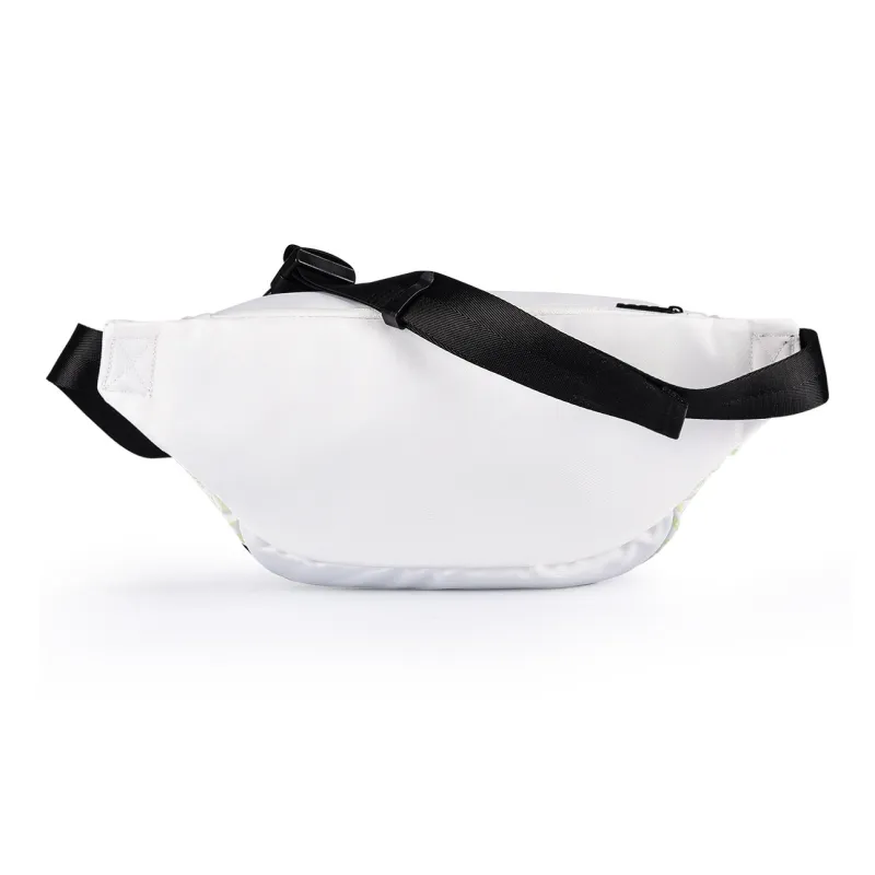 COEXISTENCE Polyester Sling Bag, Crossbody Bag, Fanny Pack Regular Unisex White-7