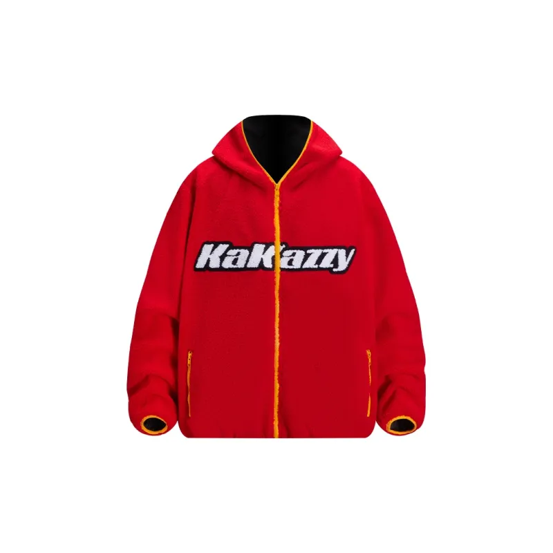 KAKAZZY Puffer Jacket Unisex Red-3