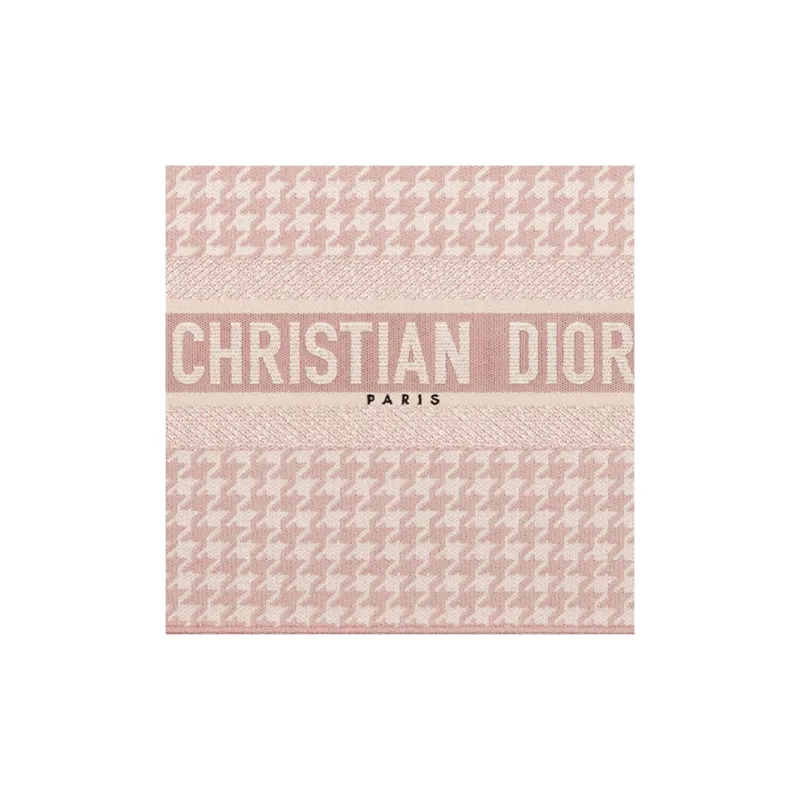 DIOR BookTote One Shoulder Large Capacity Handbag Tote Small Size Women's Pink/White-3