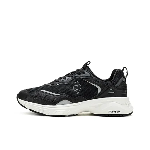 Le Coq Sportif Casual Shoes Unisex Low-Top Black/White/Silver