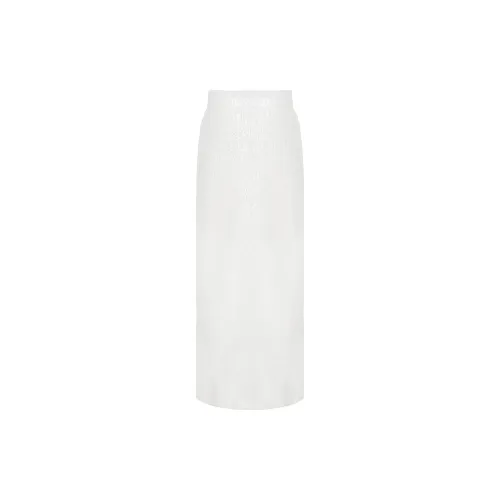 LOBBSTER Casual Long Skirts Women's White