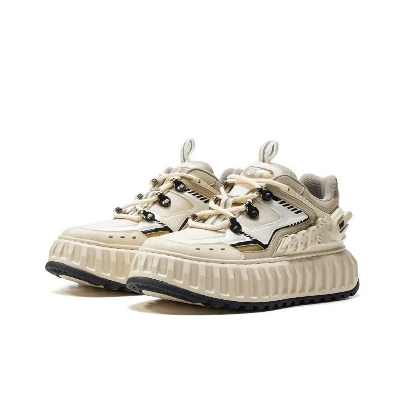 OGR TANK Collection Wear Resistant Low Top Skateboard Shoes Unisex Apricot-2