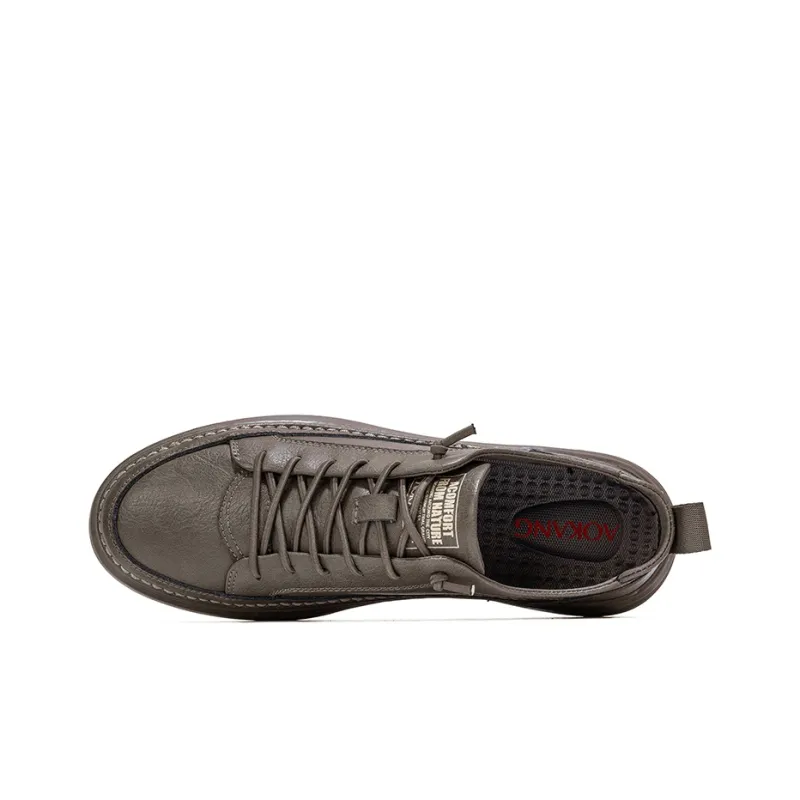 AOKANG Elegant Style Series Balanced Wear Resistant Lightweight Slip Resistant Low Top Skateboard Shoes Men's Box-4