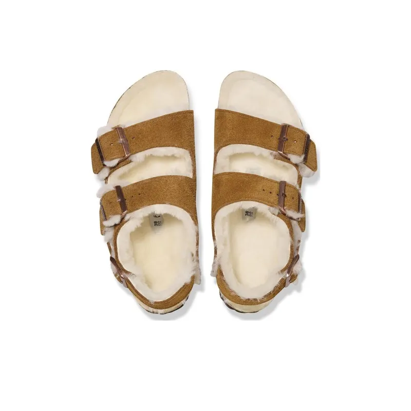 Birkenstock Milano Buckled Suede Sandals-3