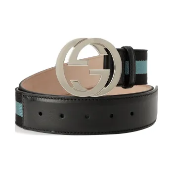 GUCCI Interlocking G Belt Monogram Web