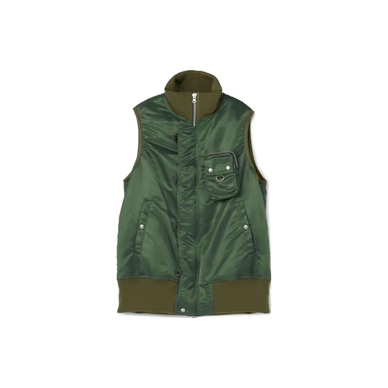 Yohji Yamamoto Vests Unisex Green-1