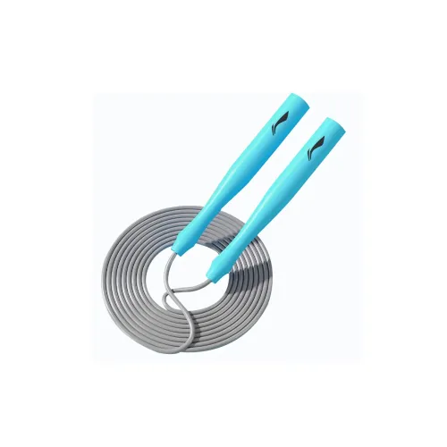 LiNing Fitness Training Non Countable Jump Ropes Kids PVC Rope ABS Controller 2.8m Blue