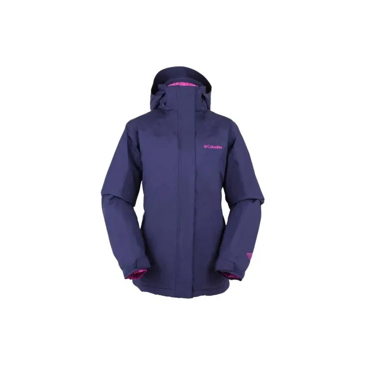 Columbia Windbreaker Jackets Women's Purple-1