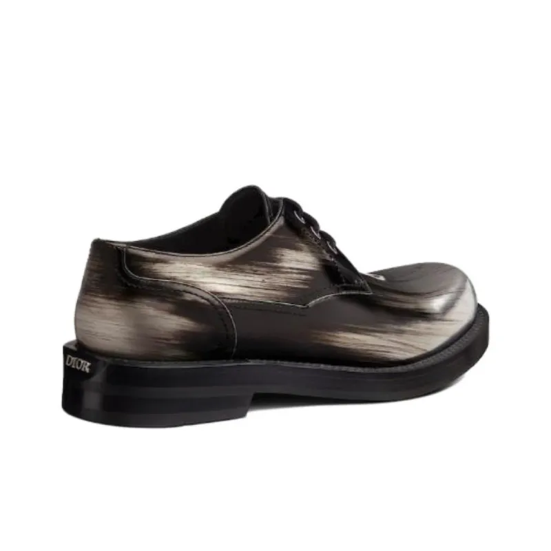DIOR Carlo Derby Shoes Men's Silver-2