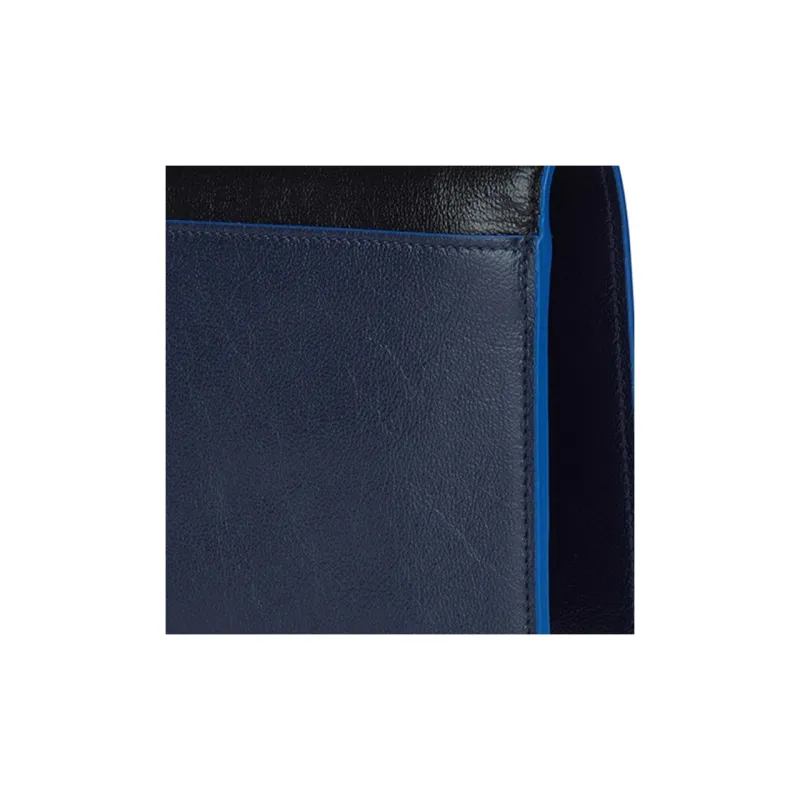 MARNI Cow Leather Messenger Bag Shoulder Bag Crossbody Bag Small Size Unisex Marine Blue/Black-3