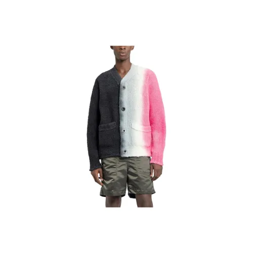 Sacai Knitwear Men Black/Pink