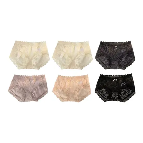 PLANDOO Underpants Women's 6 Pack
