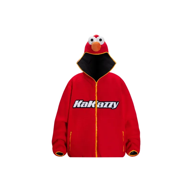 KAKAZZY Puffer Jacket Unisex Red-1